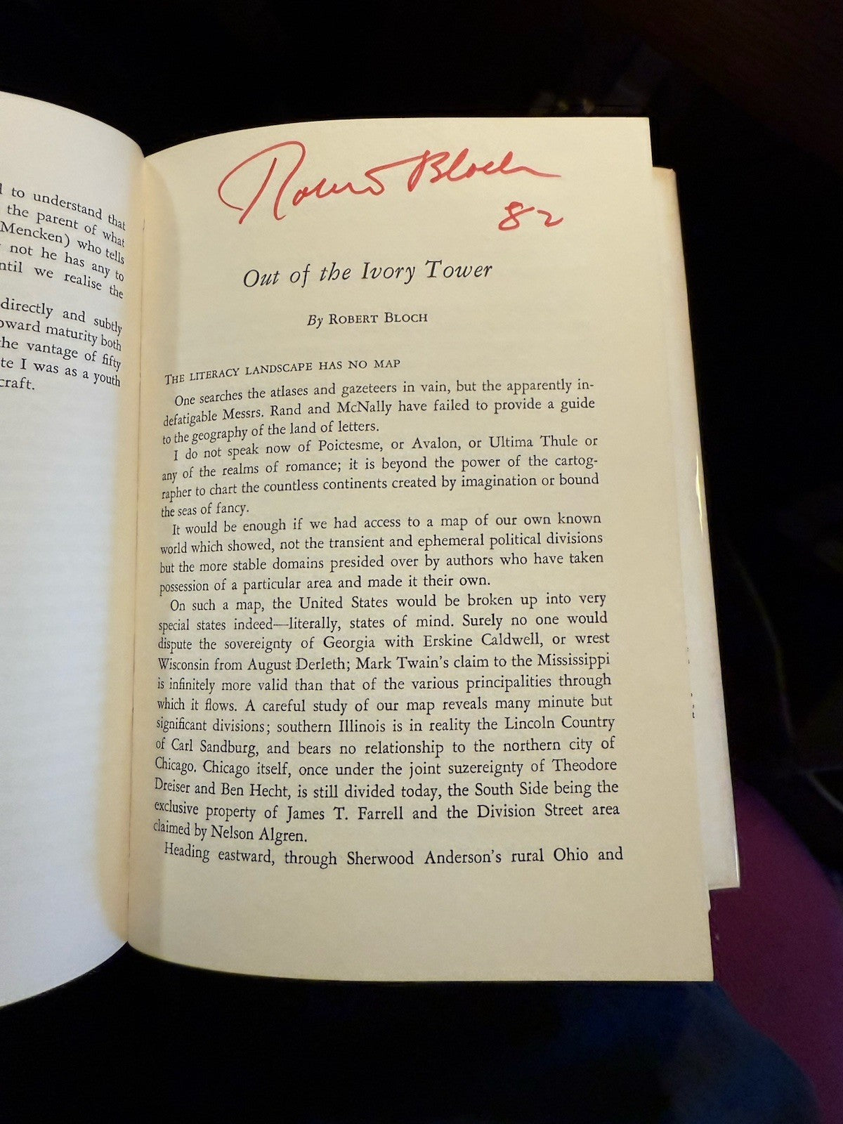 H P Lovecraft : The Shuttered Room : Arkham House 1959 : Signed by Robert Bloch