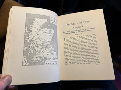 1913 The Story of Robert the Bruce : Scotland History : Mackie : 16 Plates : VGC