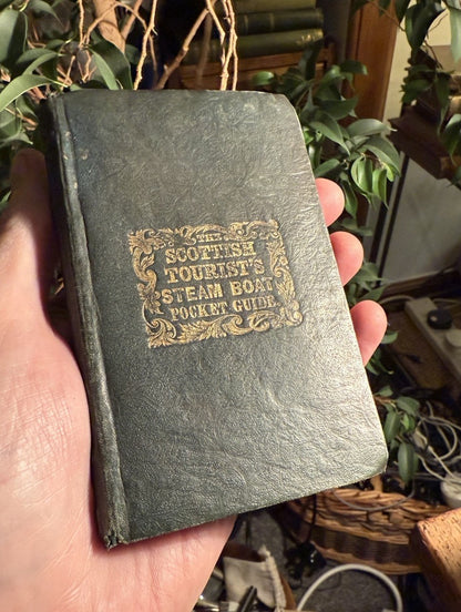 1837 McPhun's Scottish Tourist's Steam-Boat Pocket Guide : Highlands & Islands