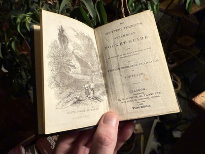 1837 McPhun's Scottish Tourist's Steam-Boat Pocket Guide : Highlands & Islands