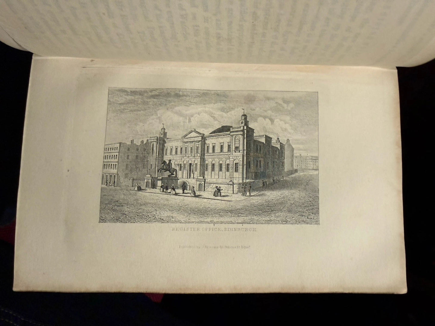 1852 Menzie's Tourist Pocket Guide for Scotland : 5 Maps & Plans + 18 Engravings