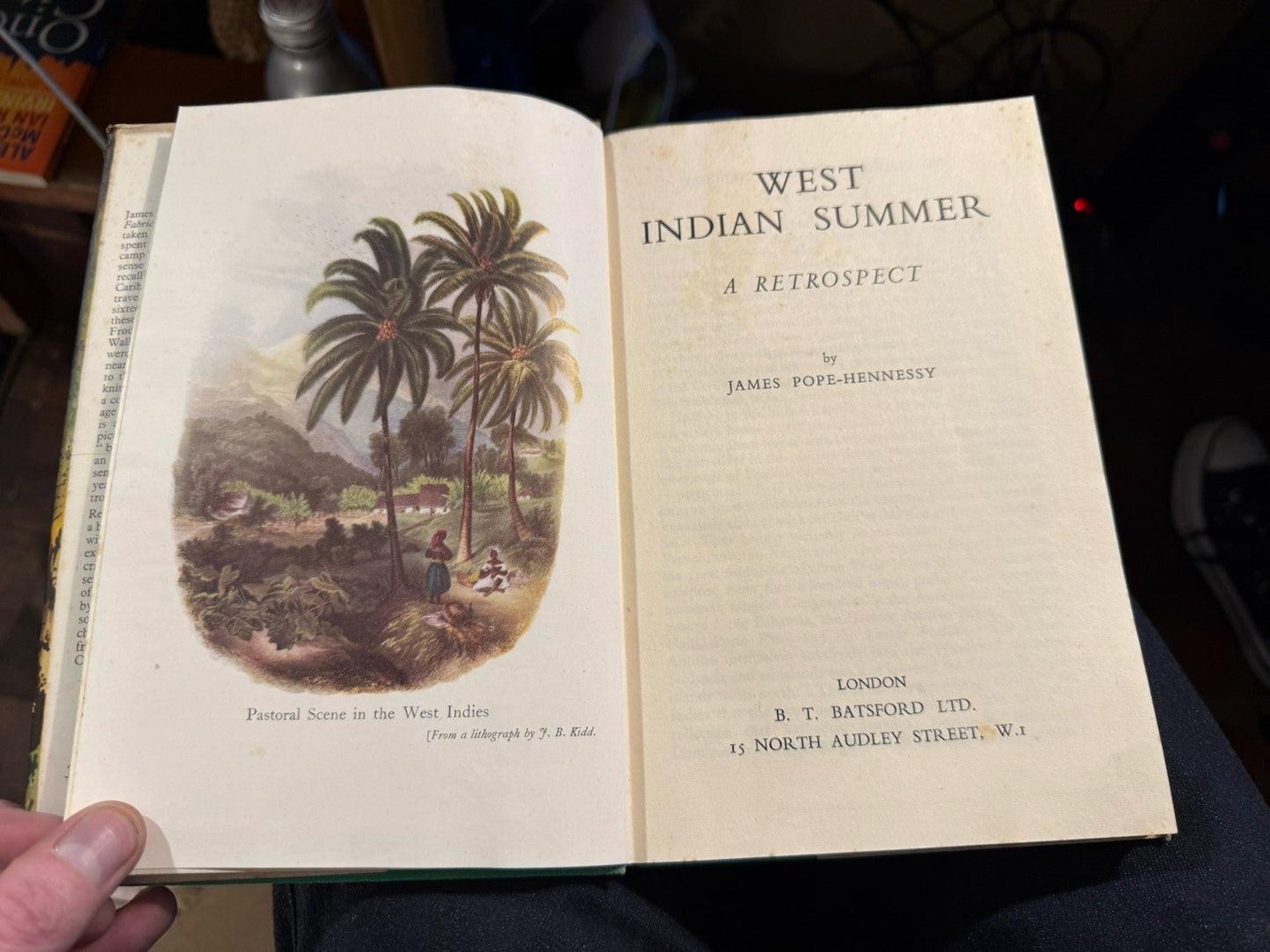 West Indian Summer : James Pope-Hennessy : West Indies : Travel : 1943