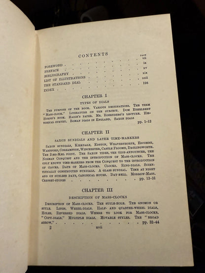 1926 Sundials : Incised Dials or Mass-Clocks : Arthur Robert Green