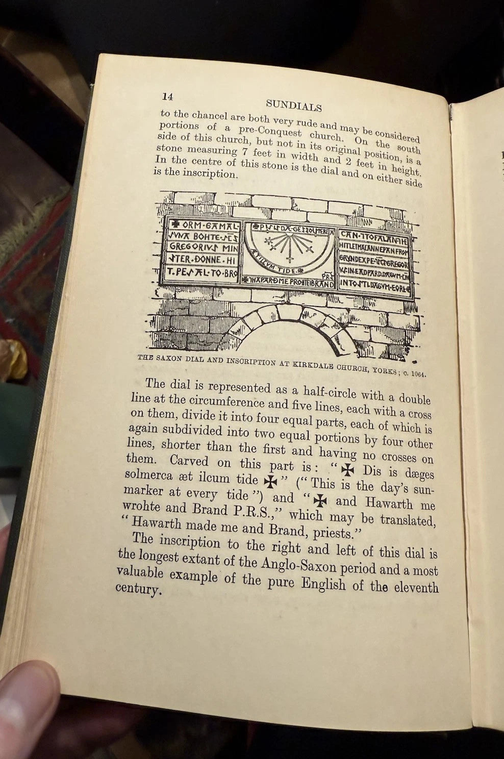 1926 Sundials : Incised Dials or Mass-Clocks : Arthur Robert Green