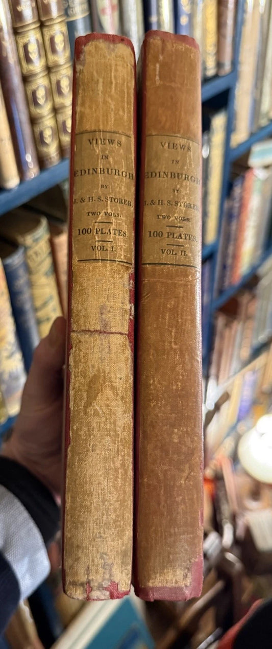 1820 Storer's VIEWS IN EDINBURGH & VICINITY (100 Engravings) Public Buildings