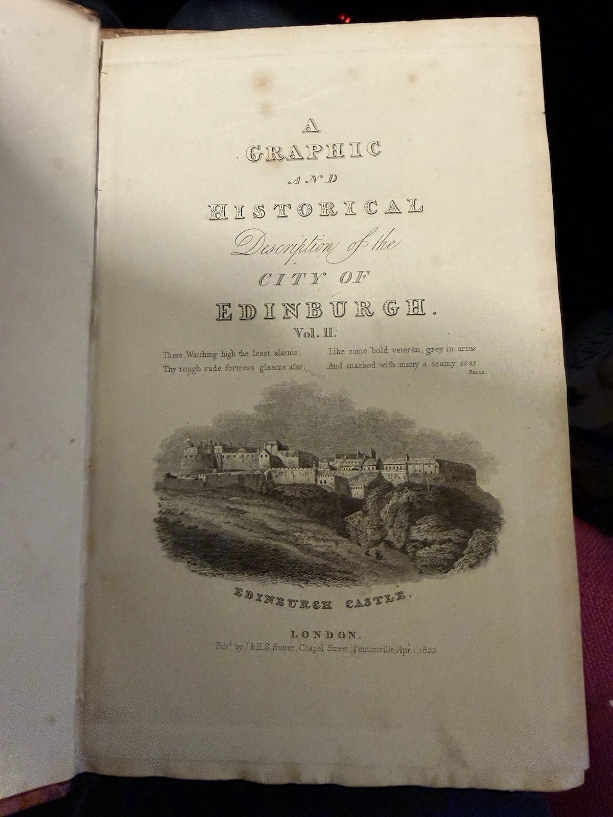 1820 Storer's VIEWS IN EDINBURGH & VICINITY (100 Engravings) Public Buildings
