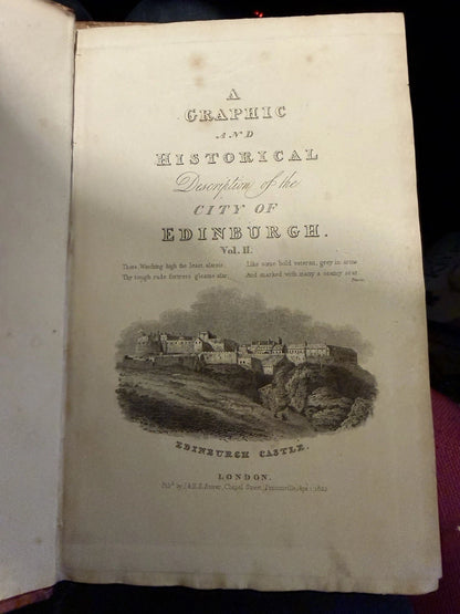 1820 Storer's VIEWS IN EDINBURGH & VICINITY (100 Engravings) Public Buildings
