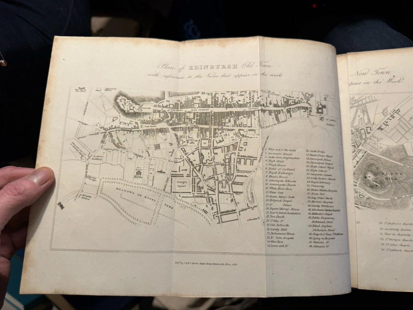1820 Storer's VIEWS IN EDINBURGH & VICINITY (100 Engravings) Public Buildings