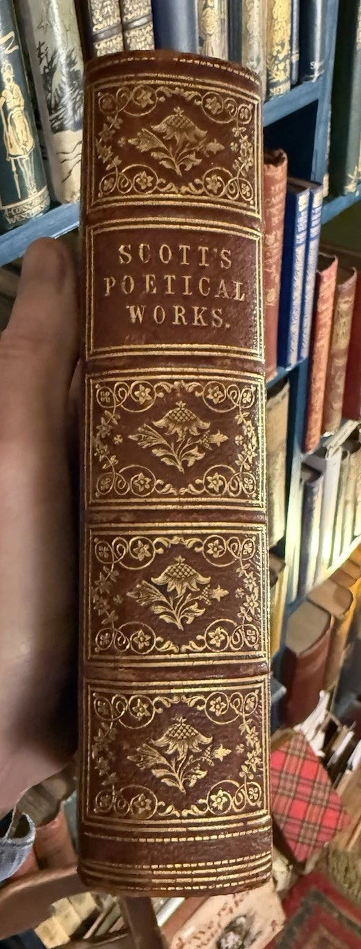 1850 The Poetical Works of Sir Walter Scott : Fine Binding : Lady of the Lake