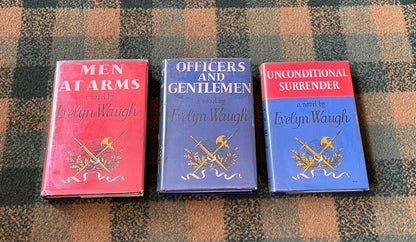 1952 Evelyn Waugh : Sword of Honour Trilogy (All 3 are 1st Editions in Jackets)