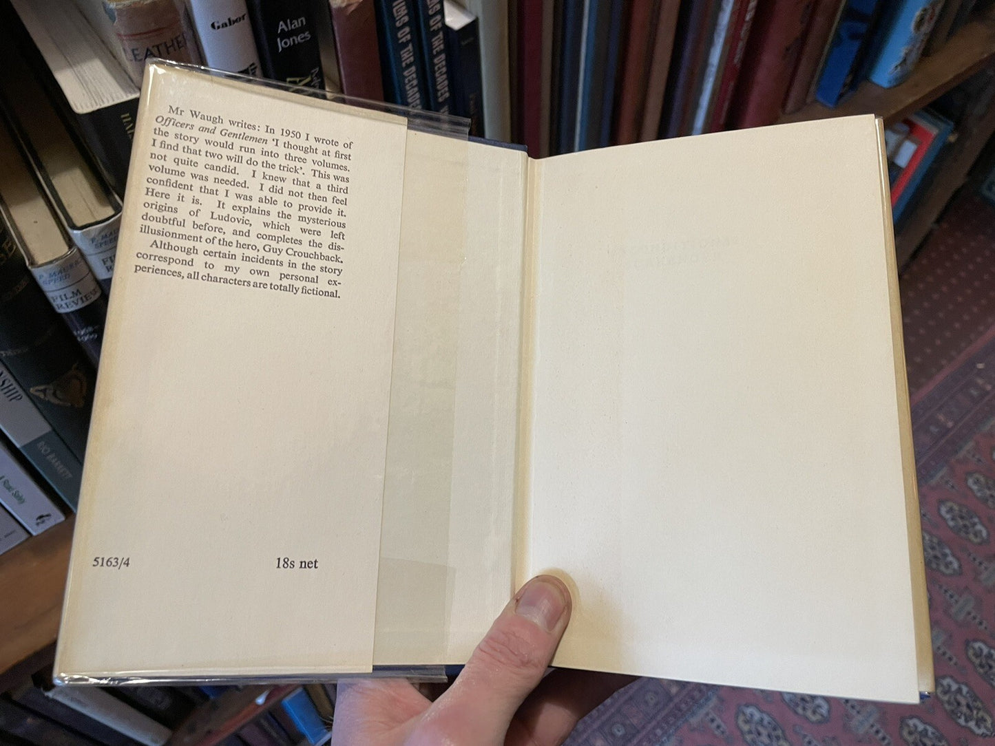 1952 Evelyn Waugh : Sword of Honour Trilogy (All 3 are 1st Editions in Jackets)