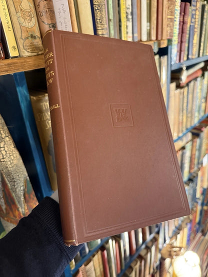 Sir Walter Scott and Scots Law : David Marshall : Waverley, Rob Roy etc 1932