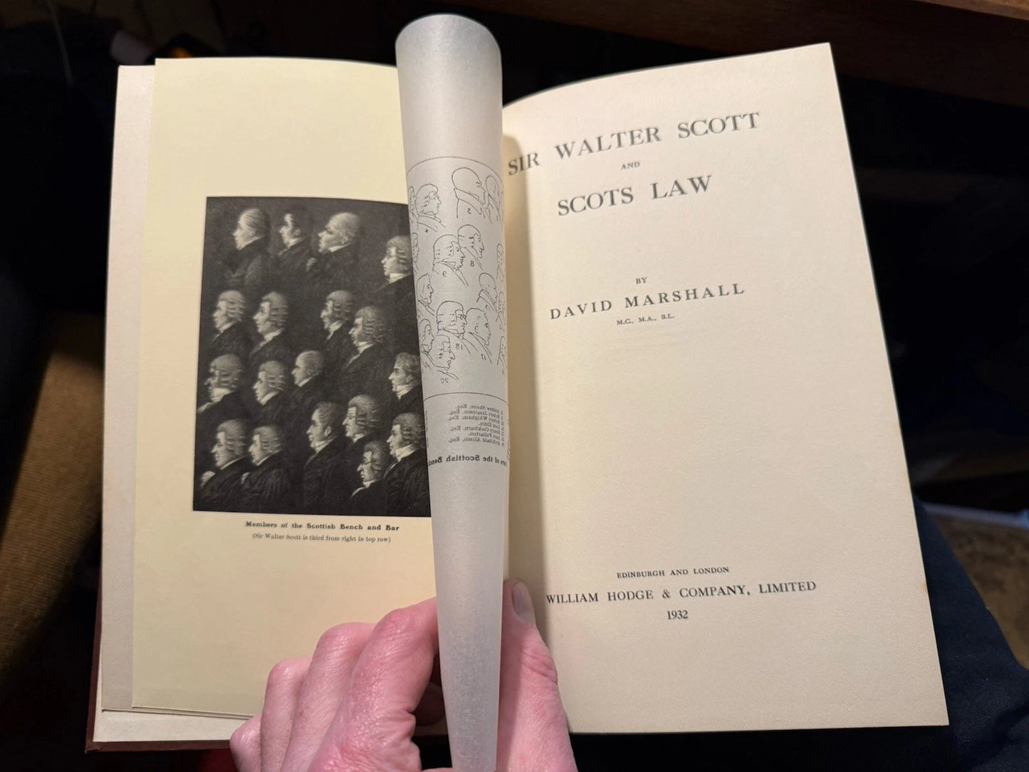 Sir Walter Scott and Scots Law : David Marshall : Waverley, Rob Roy etc 1932