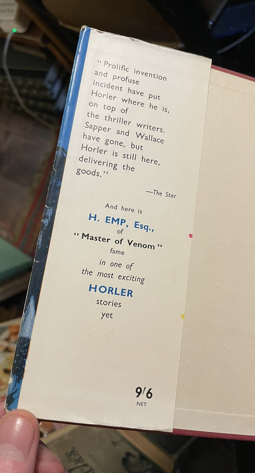 Sydney Horler : Murderer at Large : 1st Edition 1952 : Crime & Detection