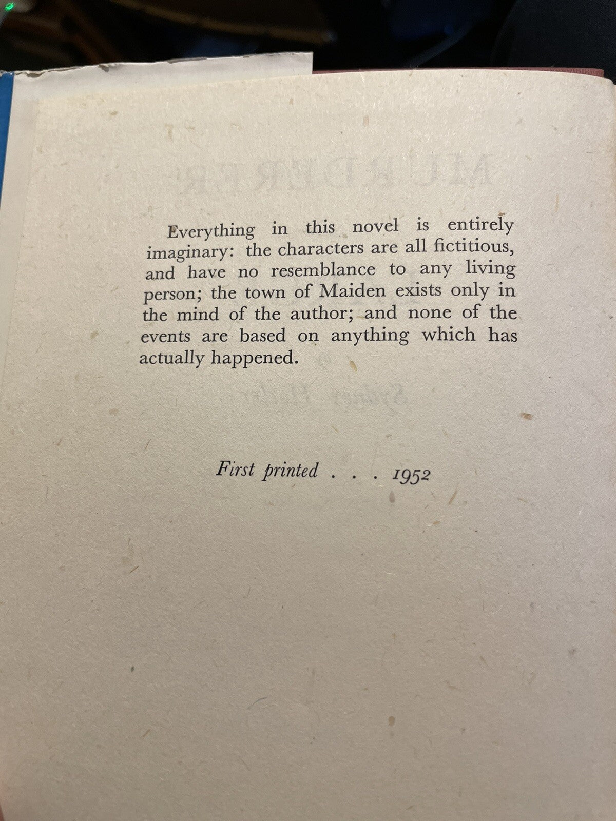 Sydney Horler : Murderer at Large : 1st Edition 1952 : Crime & Detection