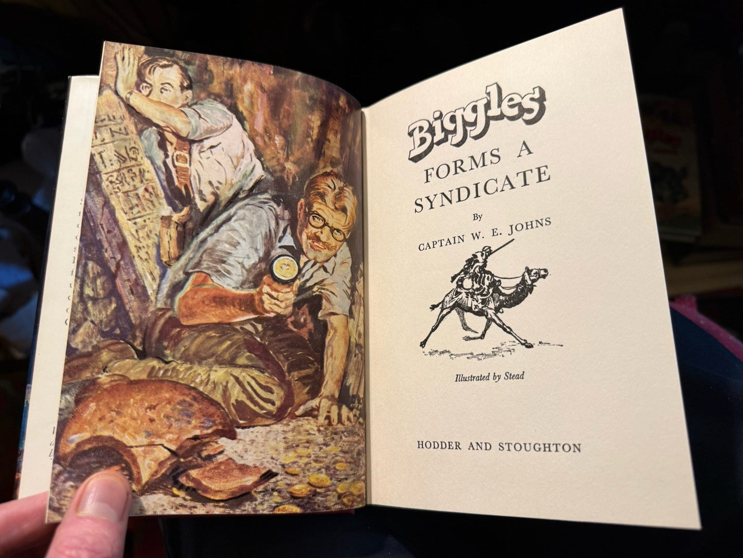 Biggles Forms a Syndicate : Captain W. E. Johns : VGC 1st Ed 1961