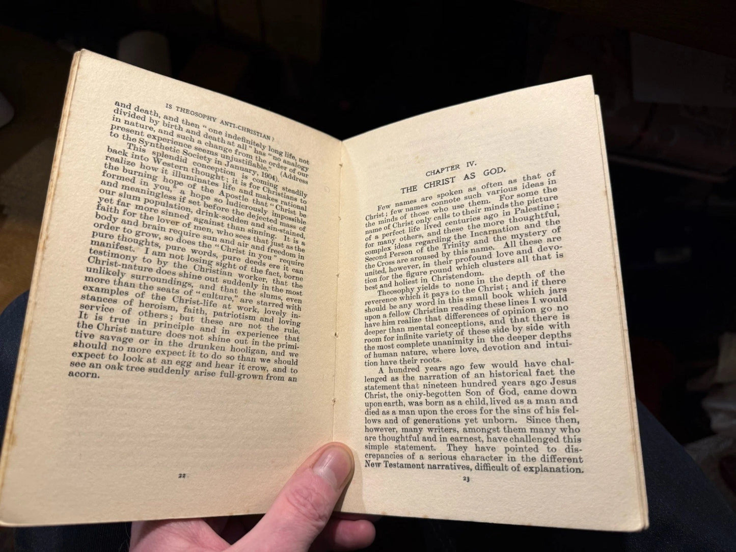 1914 : Is Theosopy Anti-Christian? : G. Herbert Whyte :Theosophical Society