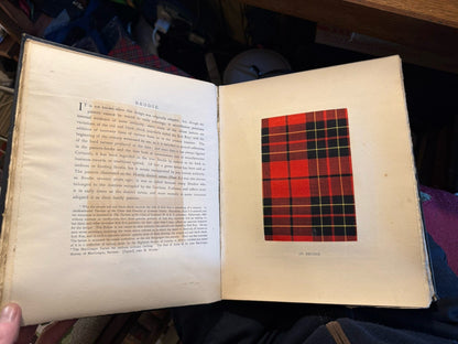 1893 Stewart's Old & Rare Scottish Tartans (45 Silk Examples) Scotland Clans
