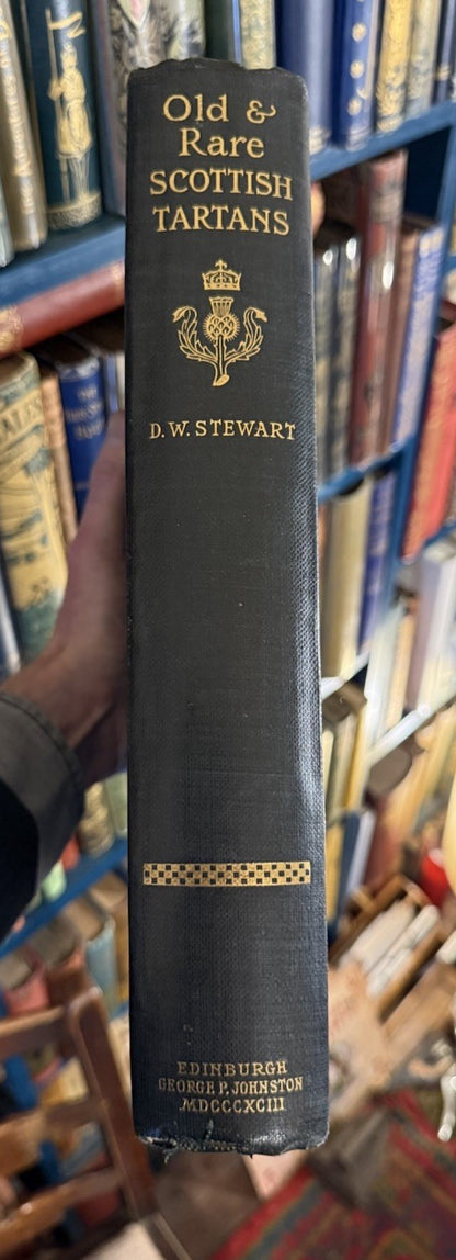 1893 Stewart's Old & Rare Scottish Tartans (45 Silk Examples) Scotland Clans