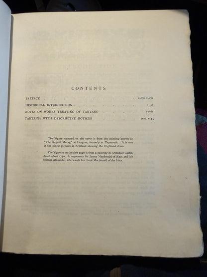 1893 Stewart's Old & Rare Scottish Tartans (45 Silk Examples) Scotland Clans