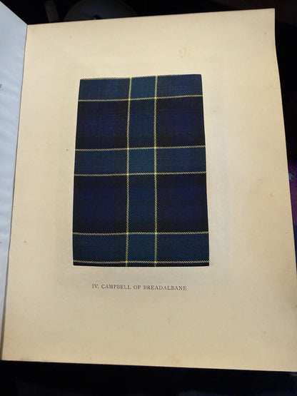 1893 Stewart's Old & Rare Scottish Tartans (45 Silk Examples) Scotland Clans