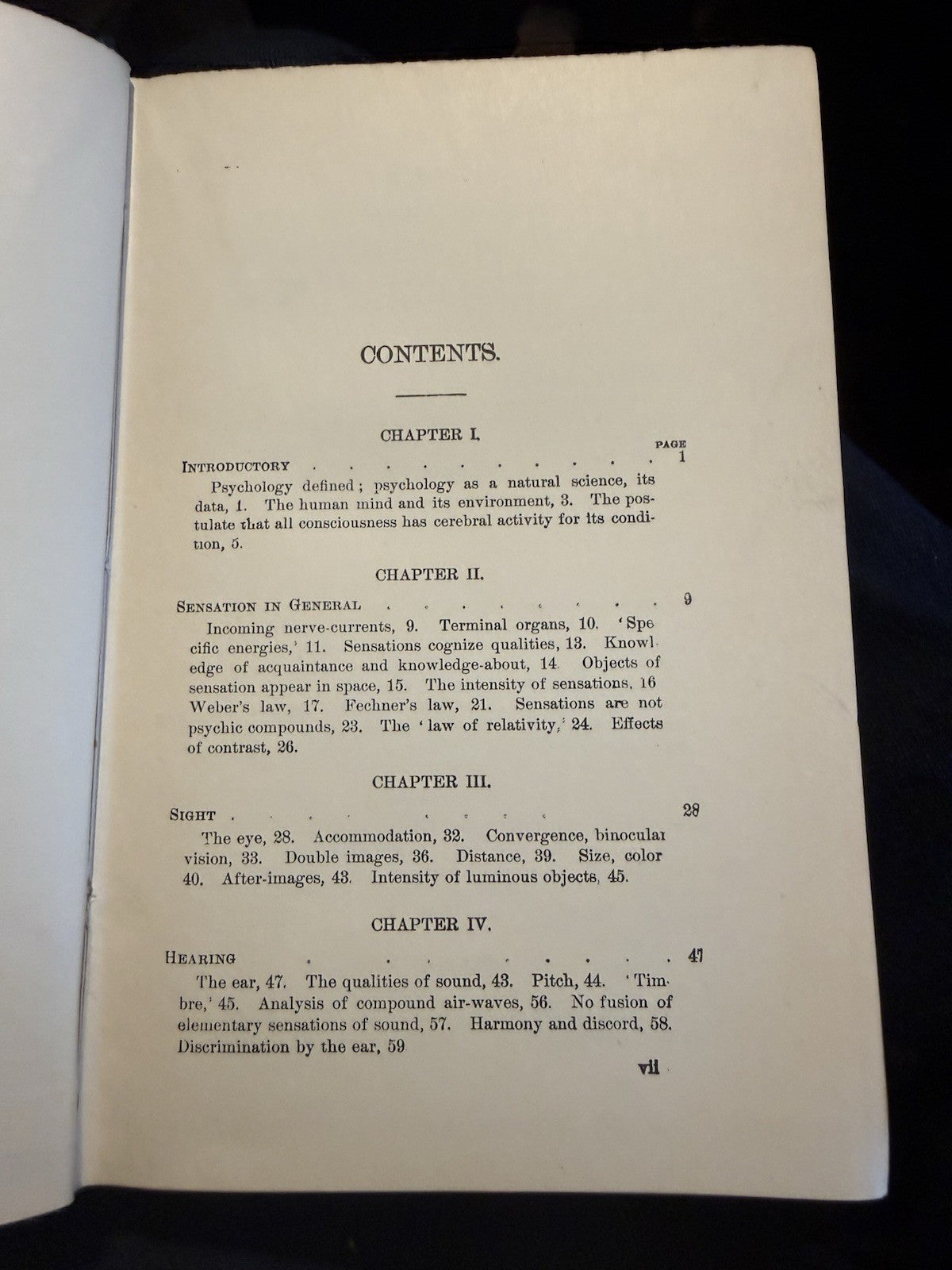 Text book of Psychology : William James : Macmillan 1892 : First Edition