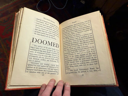 1915: The Devil's Devices or Control versus Service: Pepler: Illust Gill: 1st ed