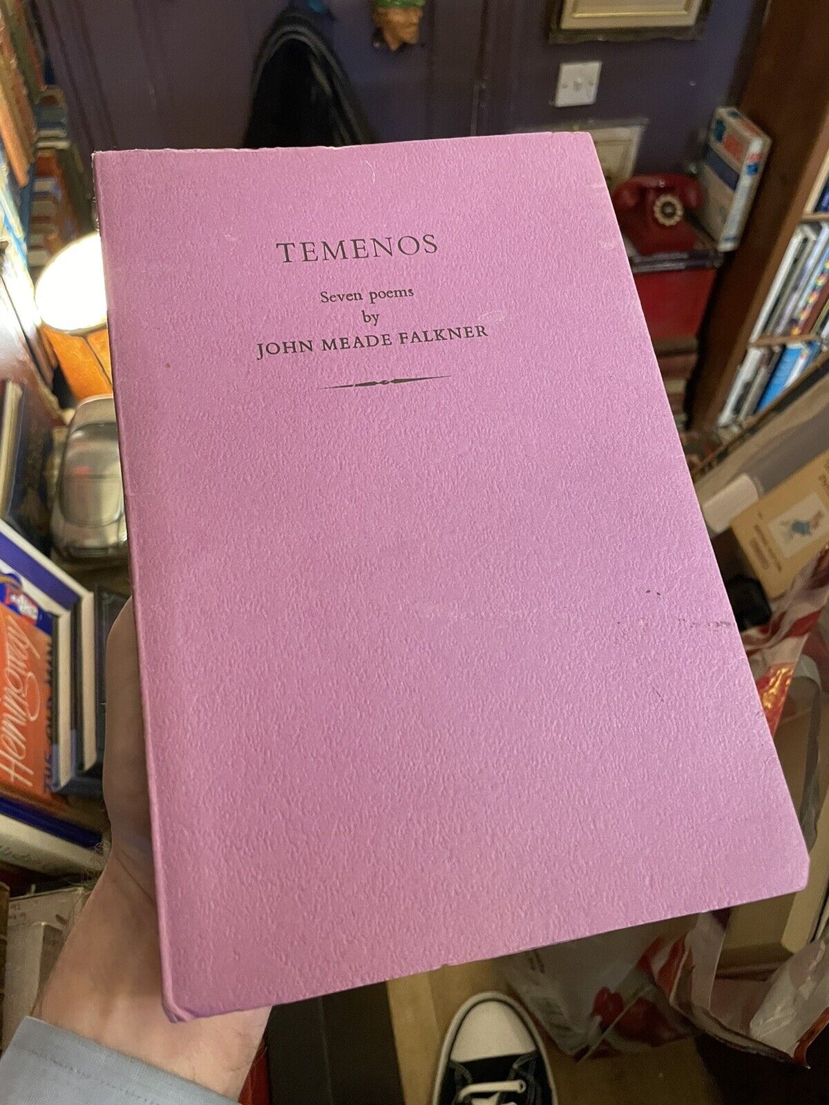 John Meade Falkner : Temenos : Seven Poems : Tragara Press Ltd Edition 1993