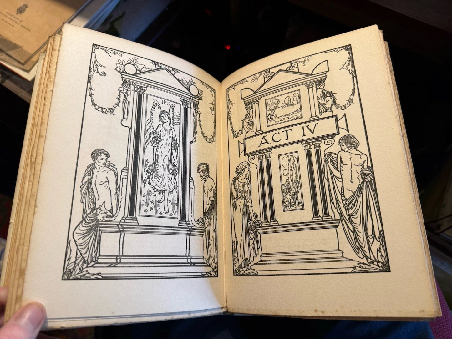 The Tempest : William Shakespeare : Illustrated by Robert Anning Bell : 1st 1901