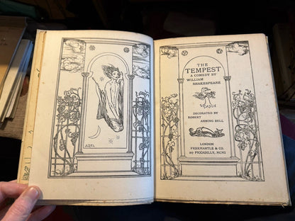 The Tempest : William Shakespeare : Illustrated by Robert Anning Bell : 1st 1901