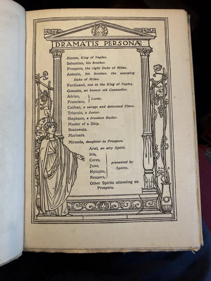 The Tempest : William Shakespeare : Illustrated by Robert Anning Bell : 1st 1901