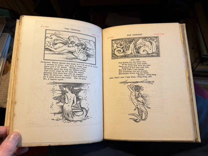 The Tempest : William Shakespeare : Illustrated by Robert Anning Bell : 1st 1901