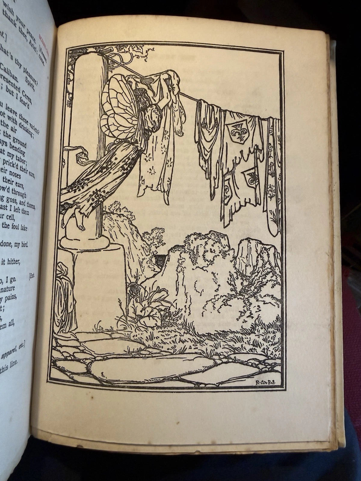 The Tempest : William Shakespeare : Illustrated by Robert Anning Bell : 1st 1901
