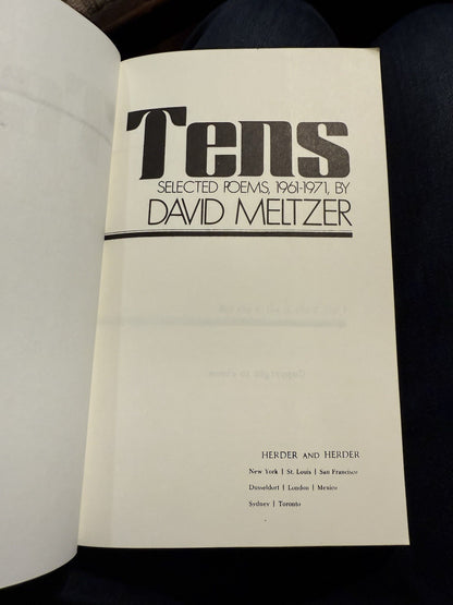 David Meltzer BEAT POET Signed In BESPOKE LEATHER SANGORSKI & SUTCLIFFE BOOK BOX
