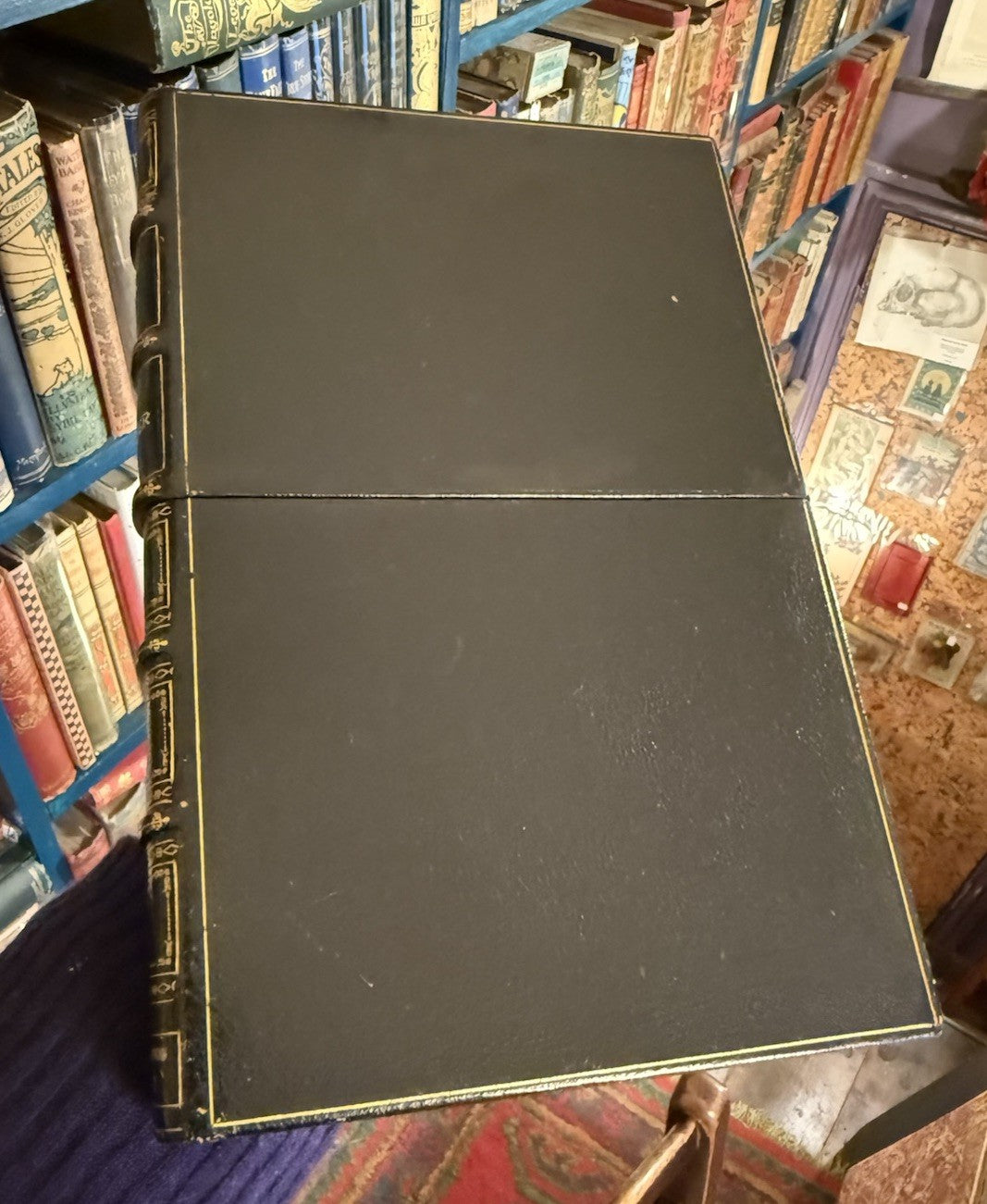 David Meltzer BEAT POET Signed In BESPOKE LEATHER SANGORSKI & SUTCLIFFE BOOK BOX