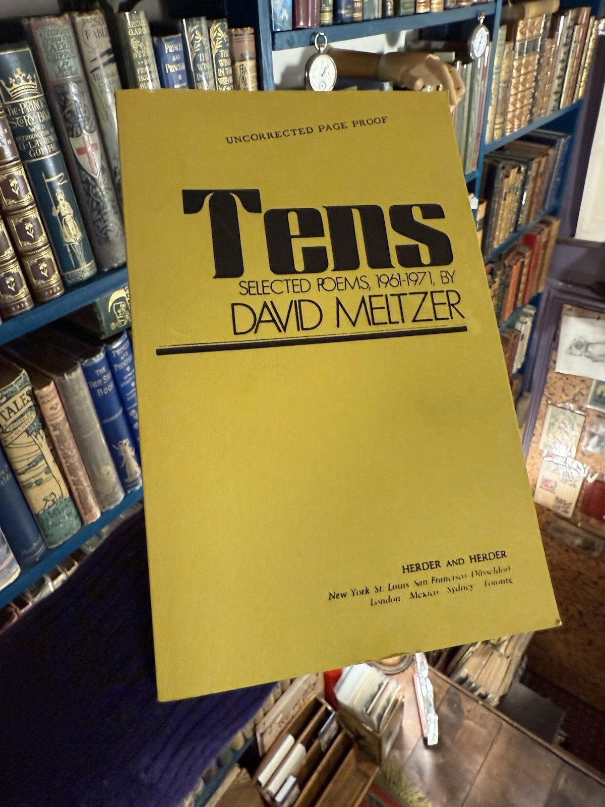 David Meltzer BEAT POET Signed In BESPOKE LEATHER SANGORSKI & SUTCLIFFE BOOK BOX