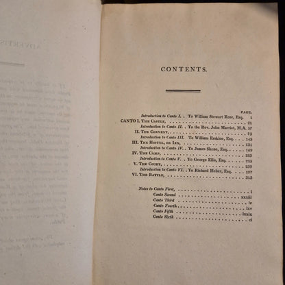 1811 Marmion : A Tale Of Flodden Field : Sir Walter Scott