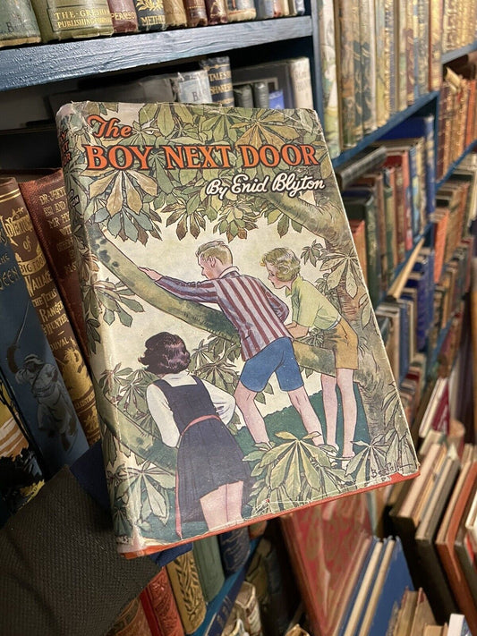 Enid Blyton : The Boy Next Door : 1st Edition 1944 : Scarce In Dust Jacket