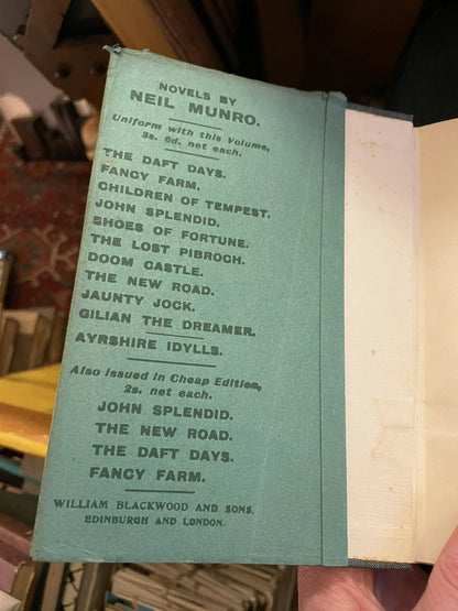 1925 The Lost Pibroch by Neil Munro : In Original Dust Jacket : Piping Contest