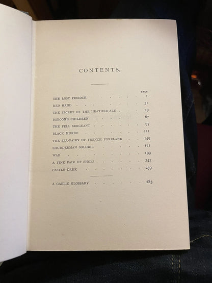 1925 The Lost Pibroch by Neil Munro : In Original Dust Jacket : Piping Contest