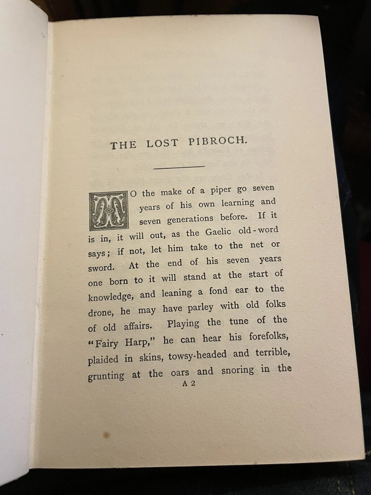 1925 The Lost Pibroch by Neil Munro : In Original Dust Jacket : Piping Contest