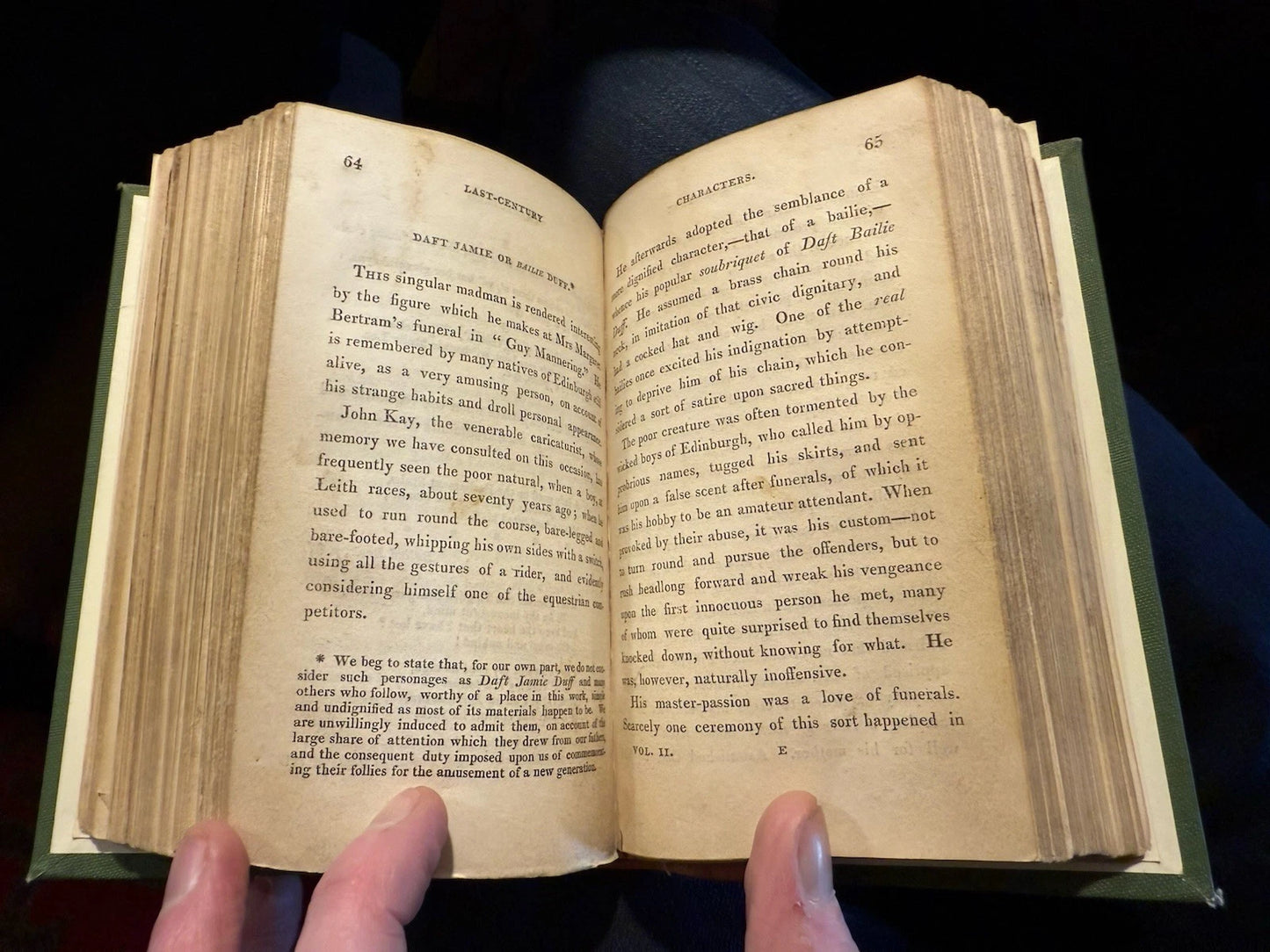 1825 Traditions of Edinburgh : Robert Chambers (2 Vols) Scotland History