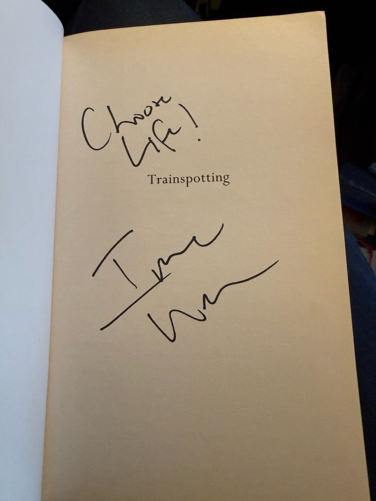 Irvine Welsh (SIGNED) Trainspotting : 1st/1st Secker & Warburg 1993