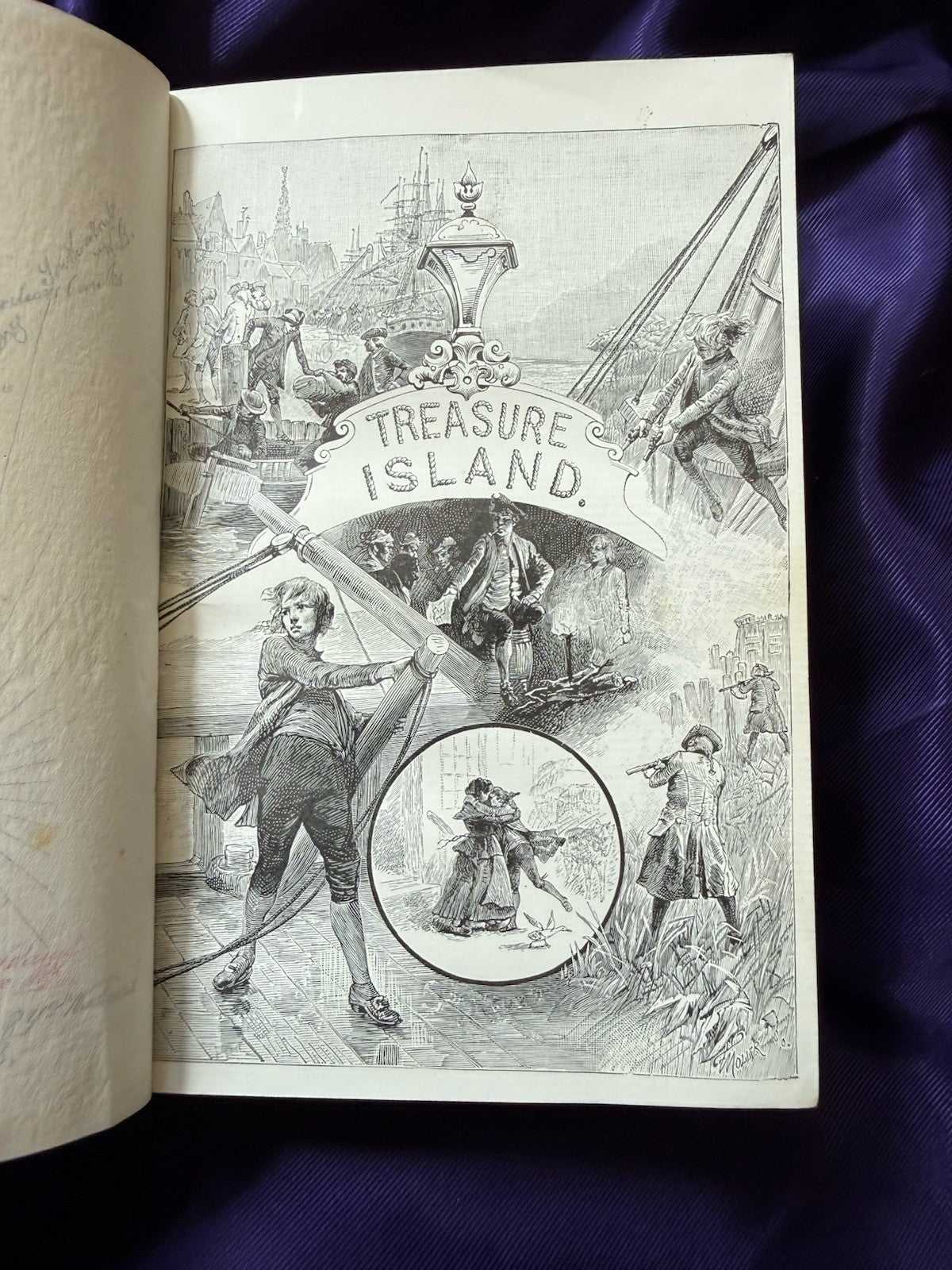 1899 Treasure Island : Robert Louis Stevenson : Fine Prize Binding : Illustrated
