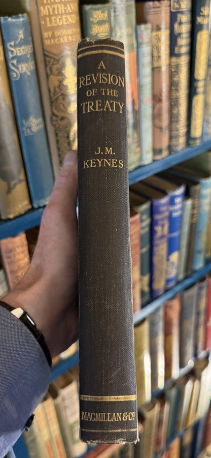1922 A Revision of the Treaty : John Maynard Keynes C.B : 1st Edition