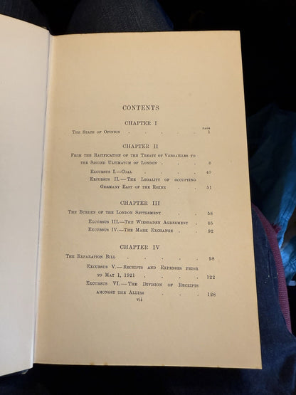 1922 A Revision of the Treaty : John Maynard Keynes C.B : 1st Edition