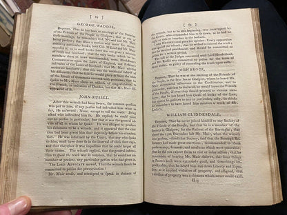 1793 Trial of Thomas Muir : Scottish Radical : Scotland : Criminal Law : Roberts