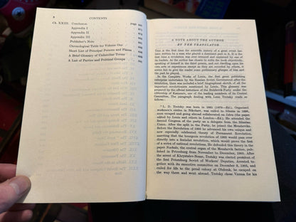 The History of the Russian Revolution By Leon Trotsky : Translated 1965