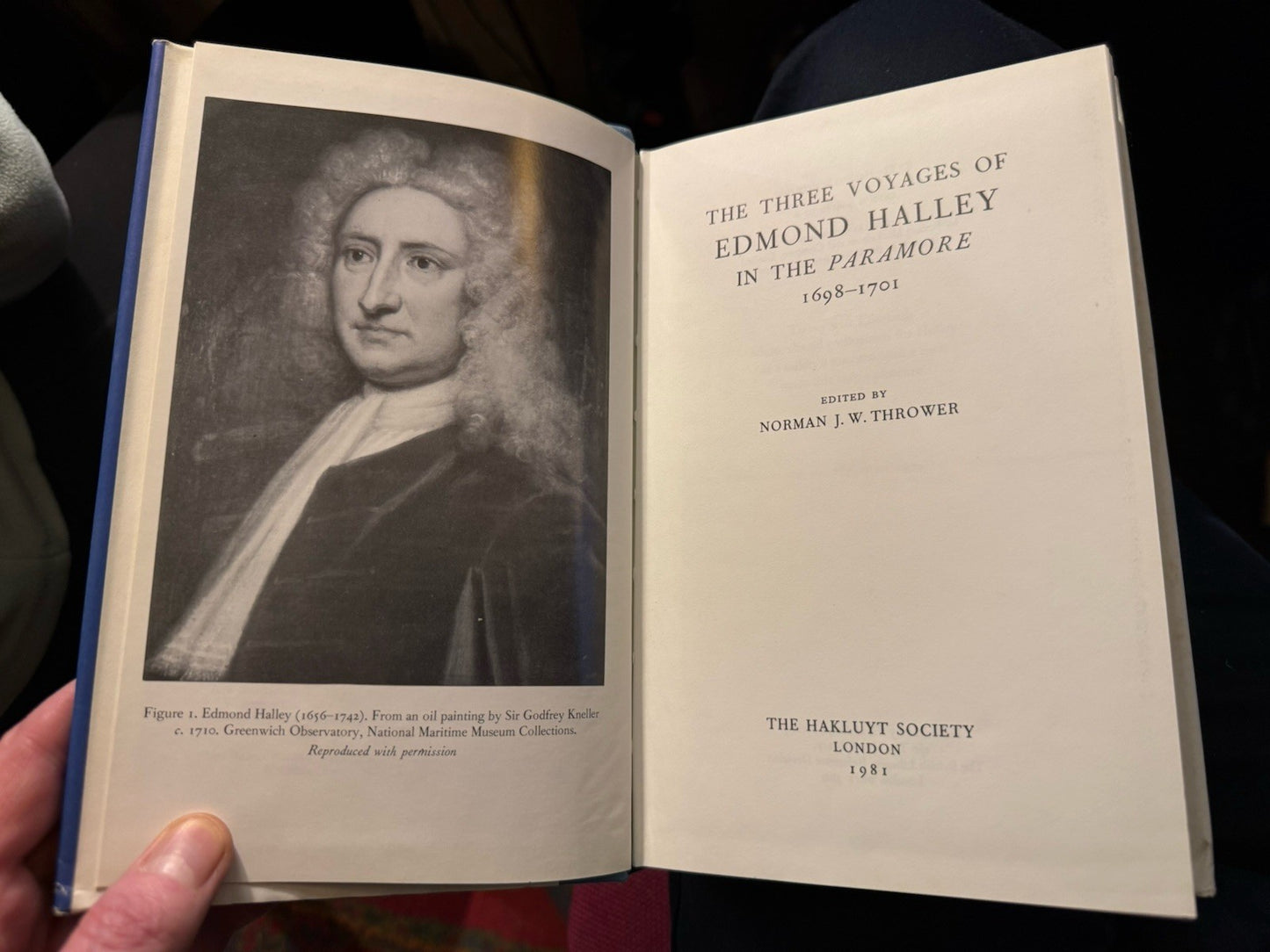 The Three Voyages of Edmond Halley in the Paramore 1698-1701 : Hakluyt Society