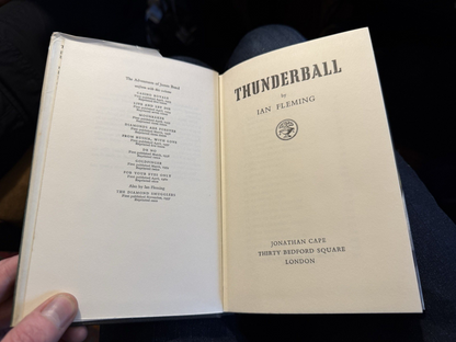 Ian Fleming : Thunderball : James Bond Novel : 1st Edition 1961 : Binding 'A'